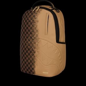 Sprayground Men's Tan and Black Backpack - Stylish Everyday Carry